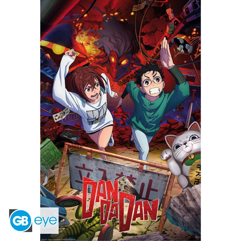 DAN DA DAN - Poster Maxi 91,5x61 FSC MIX - Key art Momo & Okarun - dan-da-dan - Goodies