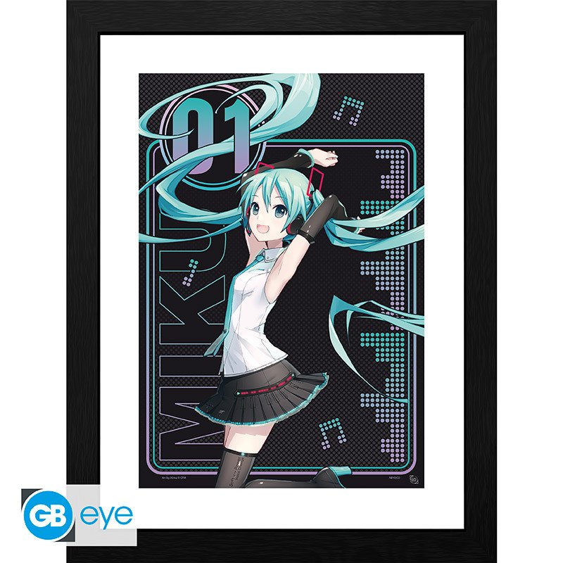 HATSUNE MIKU - Tirage encadré FSC MIX "01" (30x40) - hatsune-miku - Tableaux