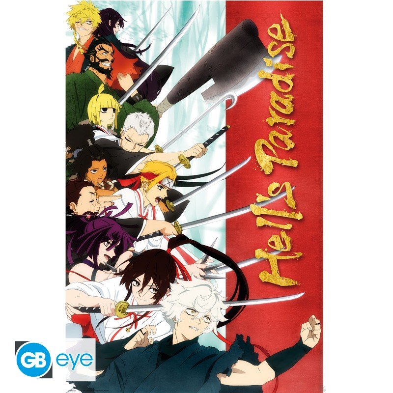 HELL'S PARADISE - Poster Maxi 91,5x61 - Key art saison 1 - hells-paradise - Goodies