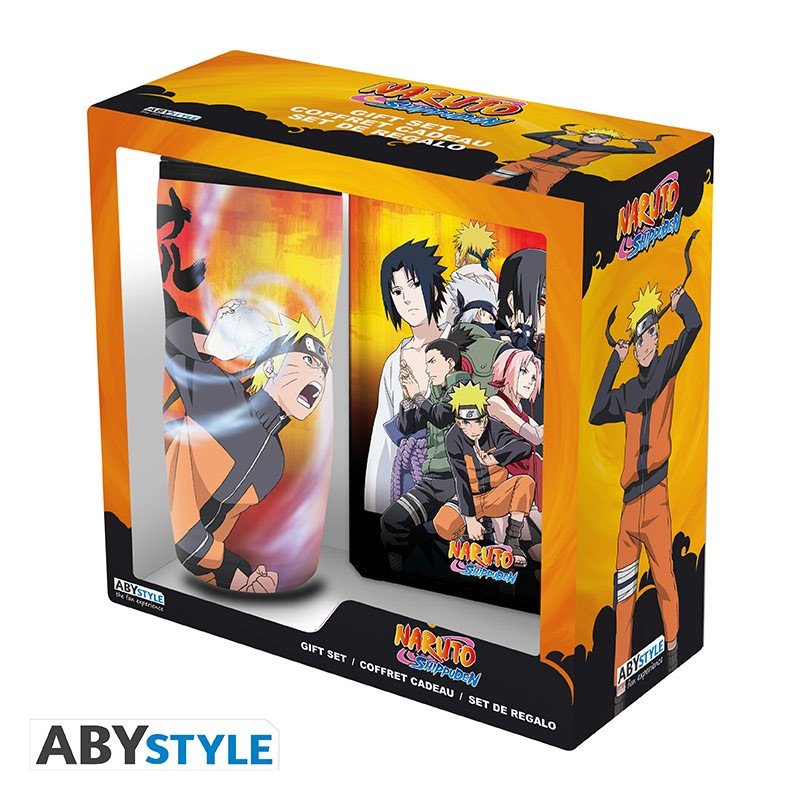 NARUTO SHIPPUDEN - Gift set Mug Tumbler + Notebook - Mugs & tasses