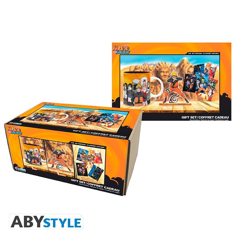 NARUTO SHIPPUDEN - Pck Mug320ml + Acryl® + Cartes postale... - Mugs & tasses