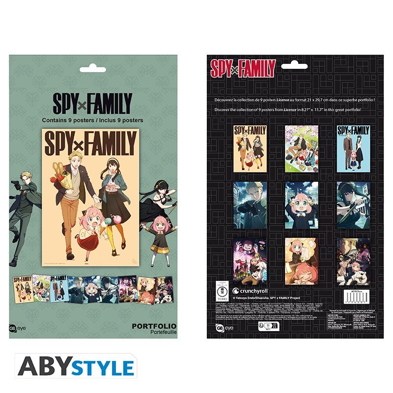 SPY X FAMILY - Portfolio 9 posters Personnages S4 (21x29,... - spy-x-family - Goodies