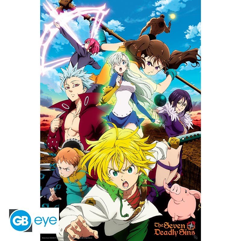 THE SEVEN DEADLY SINS : S3 - Poster Maxi 91,5x61 - Meliod... - The Seven Deadly Sins