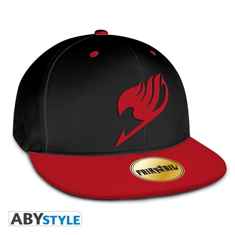FAIRY TAIL - Casquette snapback- Noir & Rouge - Emblème - fairy-tail - Goodies