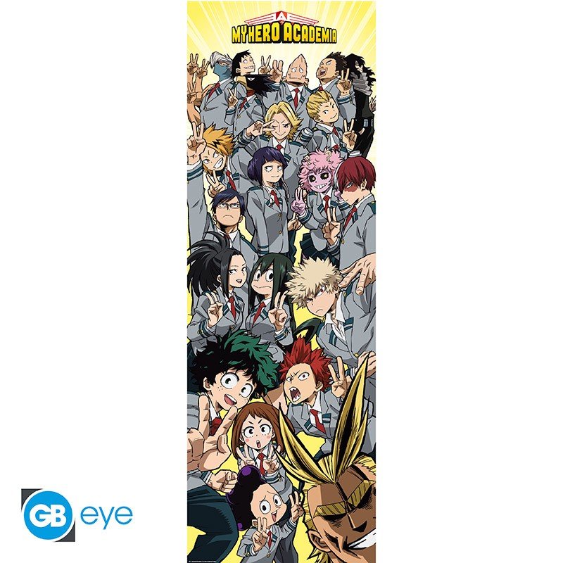MY HERO ACADEMIA - Poster de porte - Classe - Roulé filmé (53x158) - my-hero-academia - Goodies