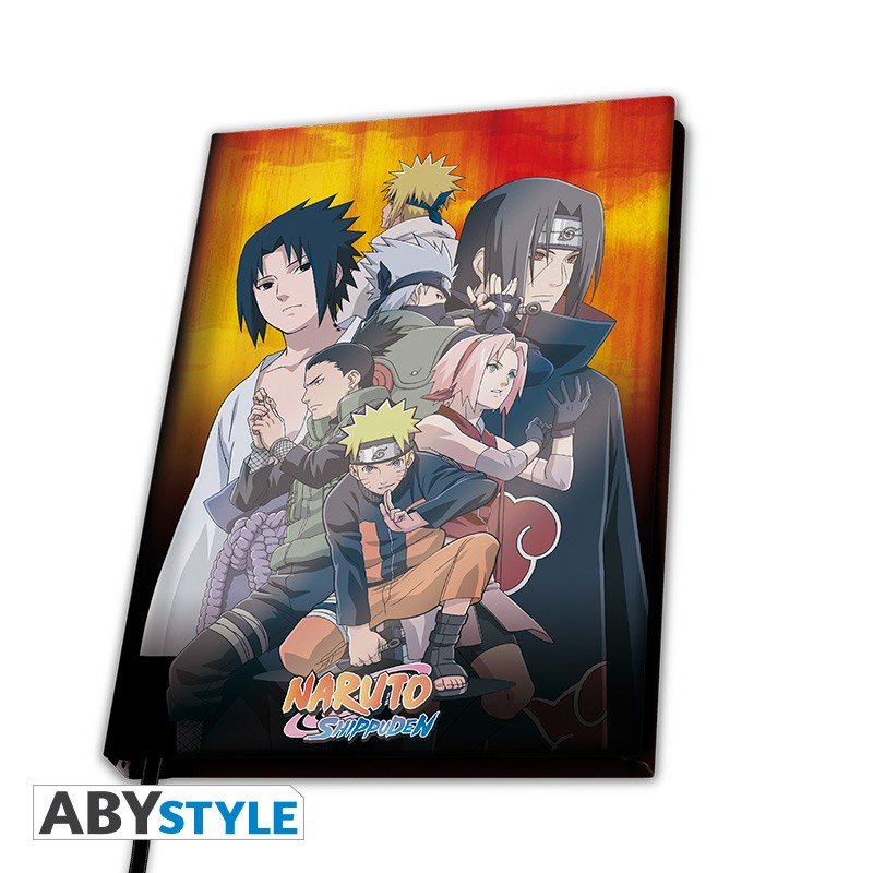 NARUTO SHIPPUDEN - Cahier A5 "Groupe Konoha" - naruto - Goodies