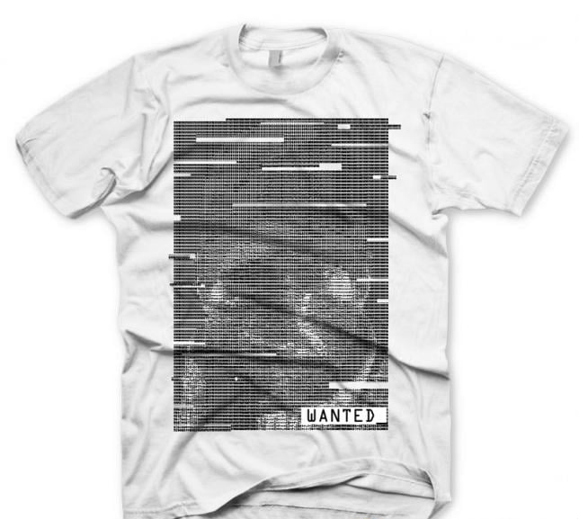 T-shirt Watch Dogs T Shirt Wanted (L)
