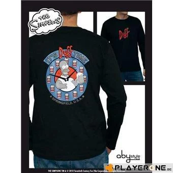T-shirt Simpsons T Shirt Homme DUFF TIME Black (S)
