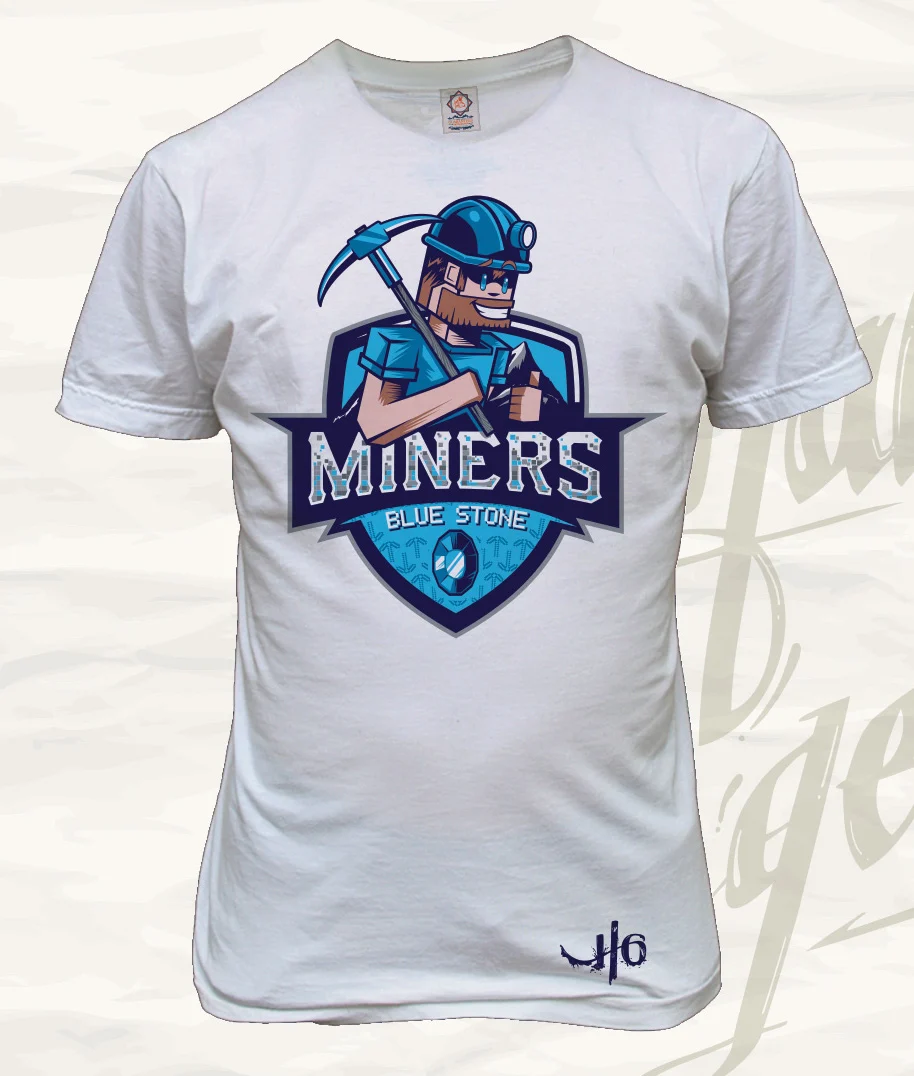 T-shirt Minecraft HG CREATION T Shirt Miners (XL)