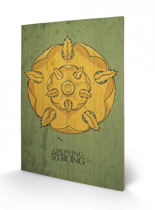 GAME OF THRONES - Tyrell Impression sur bois - Poster 59 cm