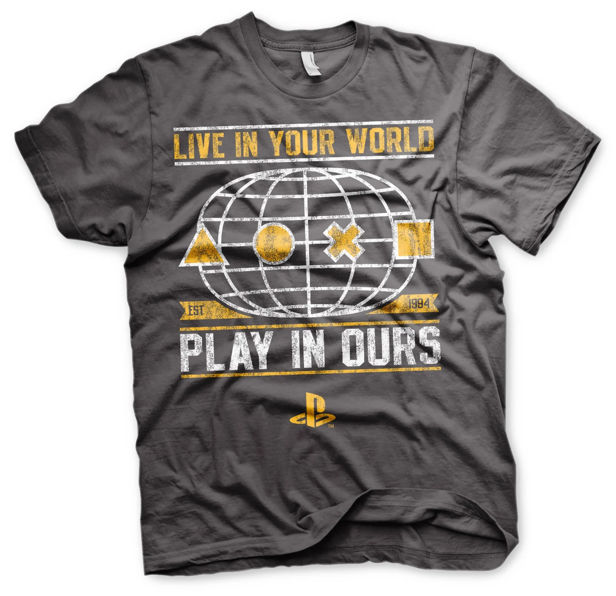 T-shirt Playstation T Shirt Your World (S)