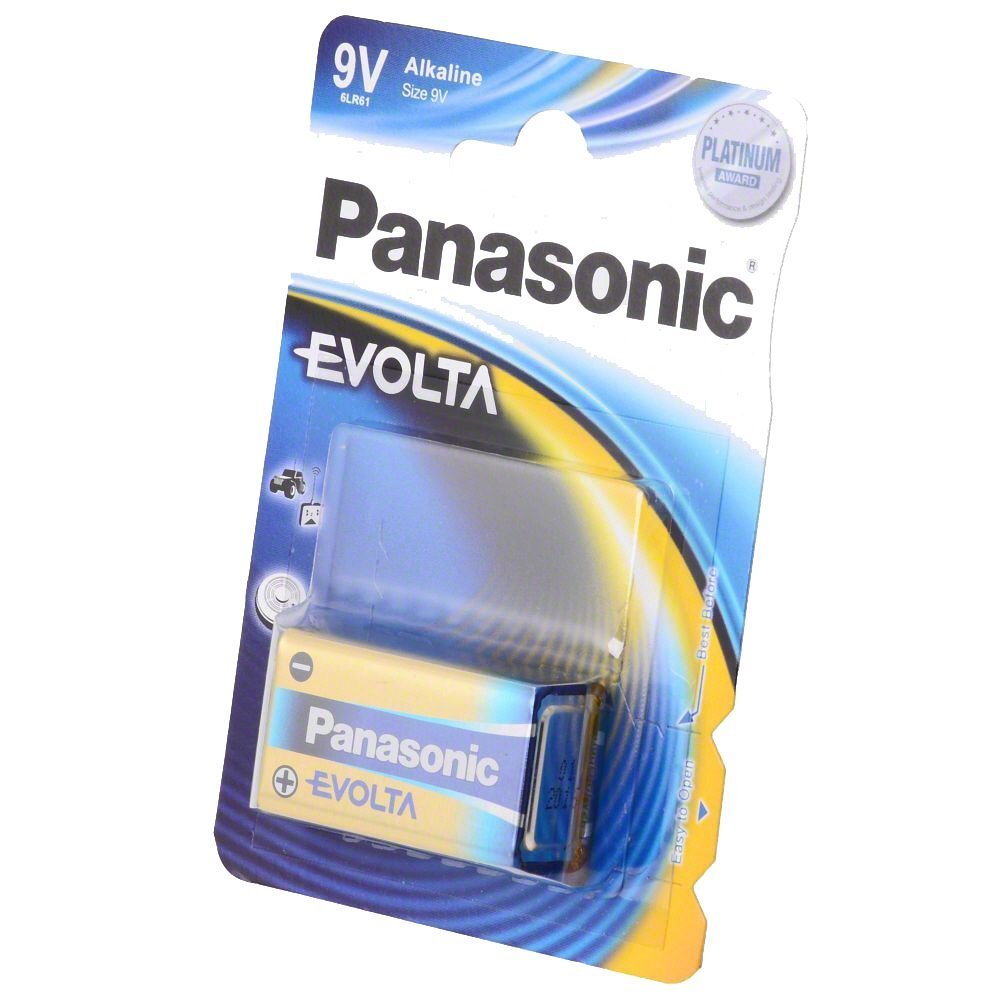 Article Panasonic Piles Alcaline Evolta 9V 6LR61