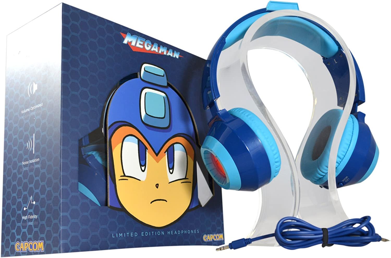 Article Mega Man Casque Audio HD RetroEclaire Filaire Edition Limitée