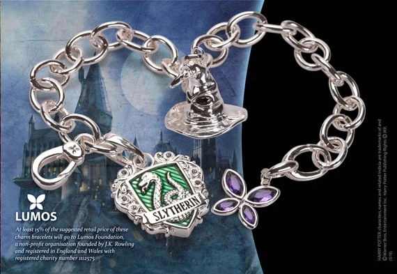 Bijou Harry Potter Bracelet Charms Lumos Serpentard