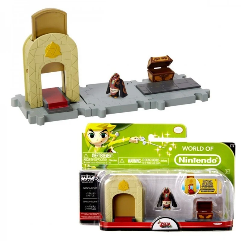 Figurine Nintendo Micro Land HYRULE CASTLE Château d'Hyrule
