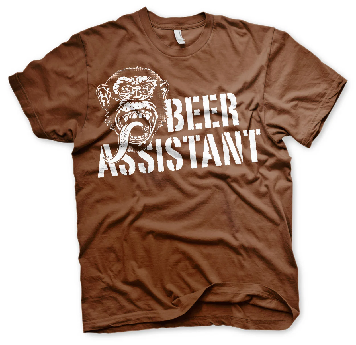 T-shirt Gas Monkey T Shirt Beer Assistant Brown (S)