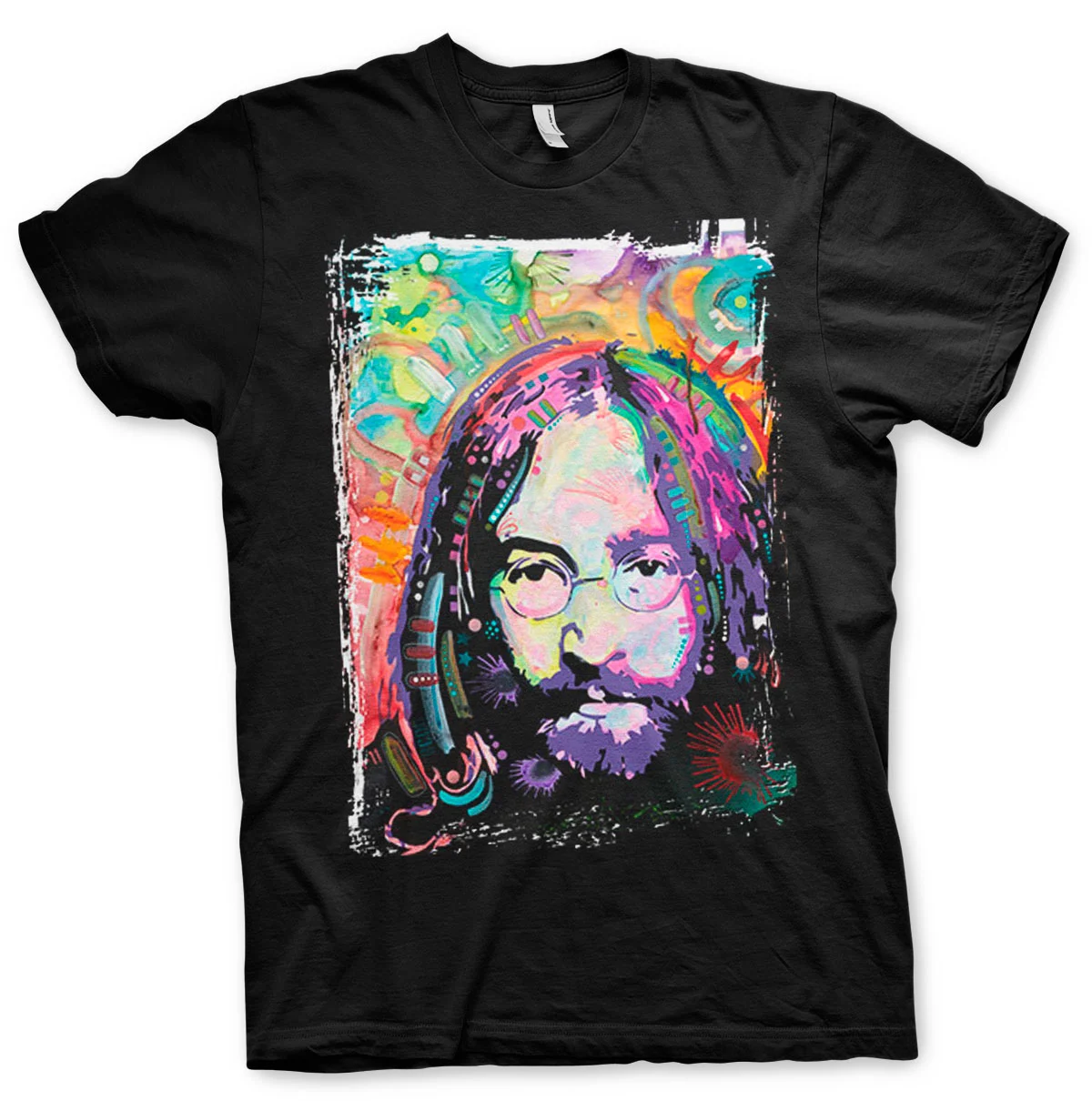 T-shirt John Lennon MUSIC T Shirt COLORFULL 'S Mind (XL) - John Lennon