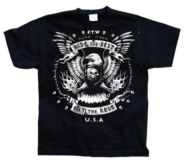 T-shirt Lifestyle T Shirt Ride the Best Eat Rest (S) - Lifestyle
