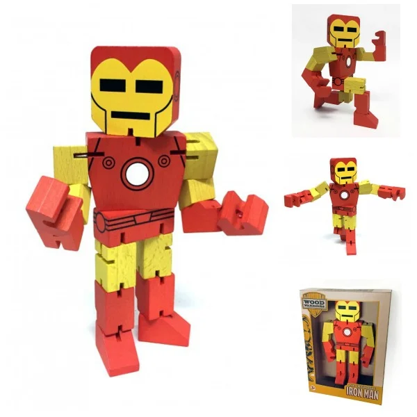 Figurine Marvel Wooden Iron Man 20Cm