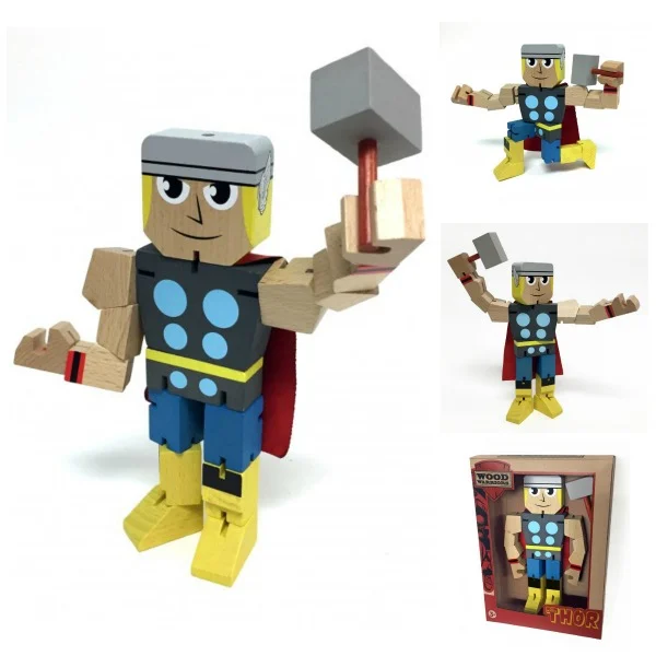 Figurine Marvel Wooden Thor 20Cm - Thor