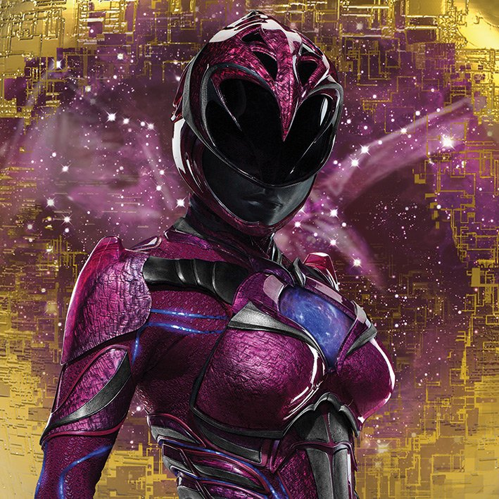 Cadre Power Rangers MOVIE Canvas 40X40 '18mm' Pink Ranger Pose