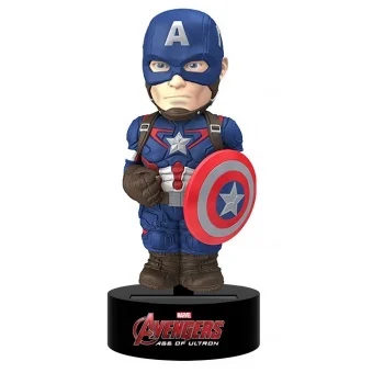 Figurine Marvel AVENGERS Body Knocker America Solar Powered 16cm - Captain America