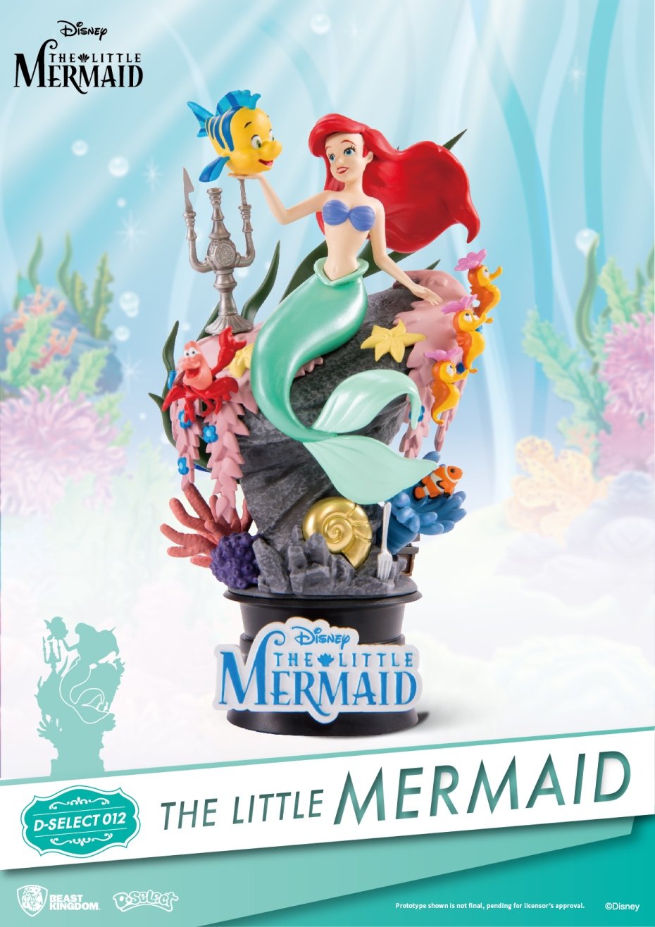 Figurine Disney D Select The Little Mermaid Diorama 18cm - La petite Sirène