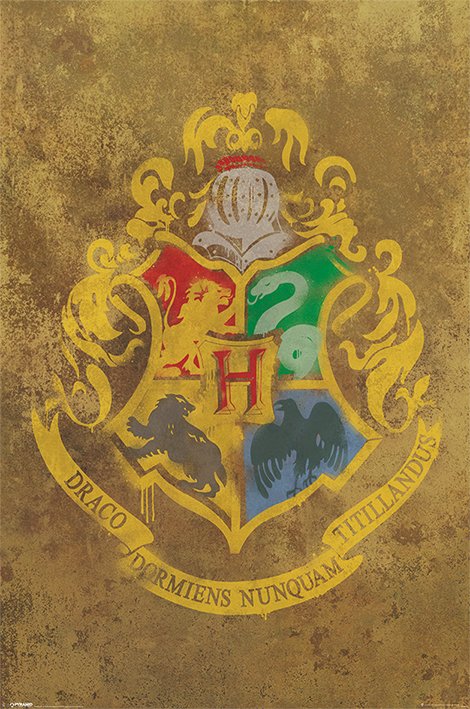 HARRY POTTER - Hogwarts Crest - Poster