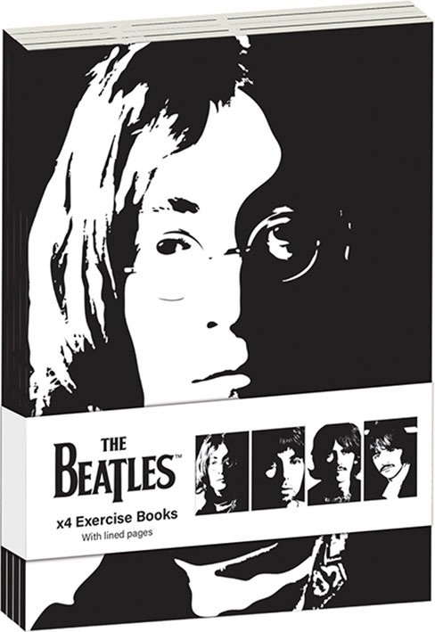 Papeterie the Beatles Pack 4 x Exercise Books A6 Revolver - Papeterie