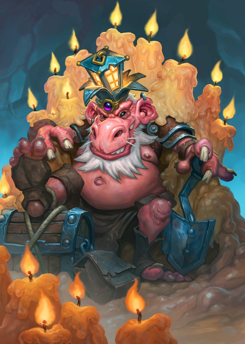 Plaque métal Hearthstone Magnetic 31x21 King Togwaggle