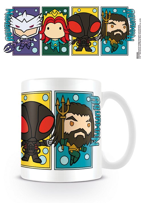 DC COMICS - AQUAMAN Character Colour Blocks - Mug