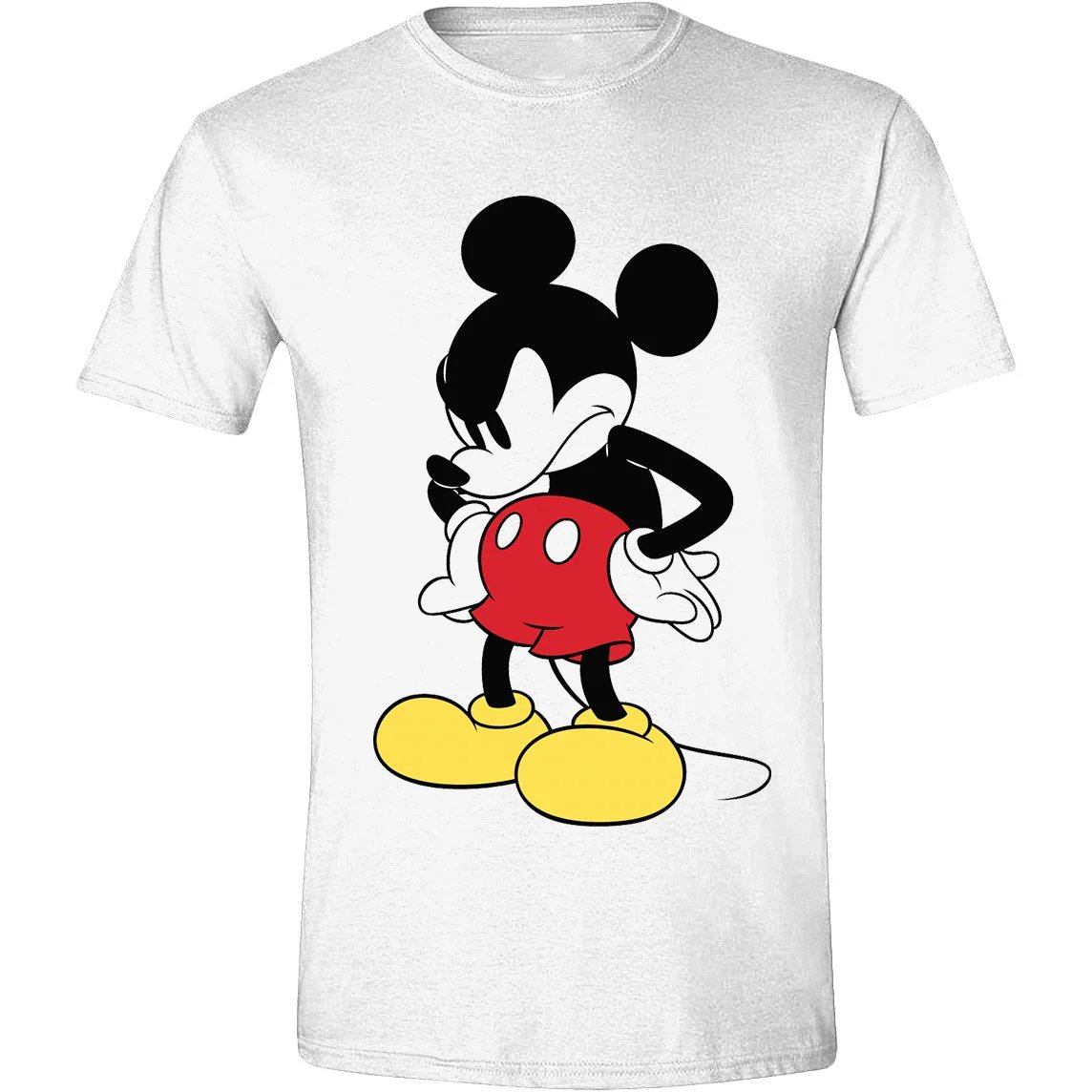 T-shirt Disney T Shirt Mickey Mouse Mad Face (M)