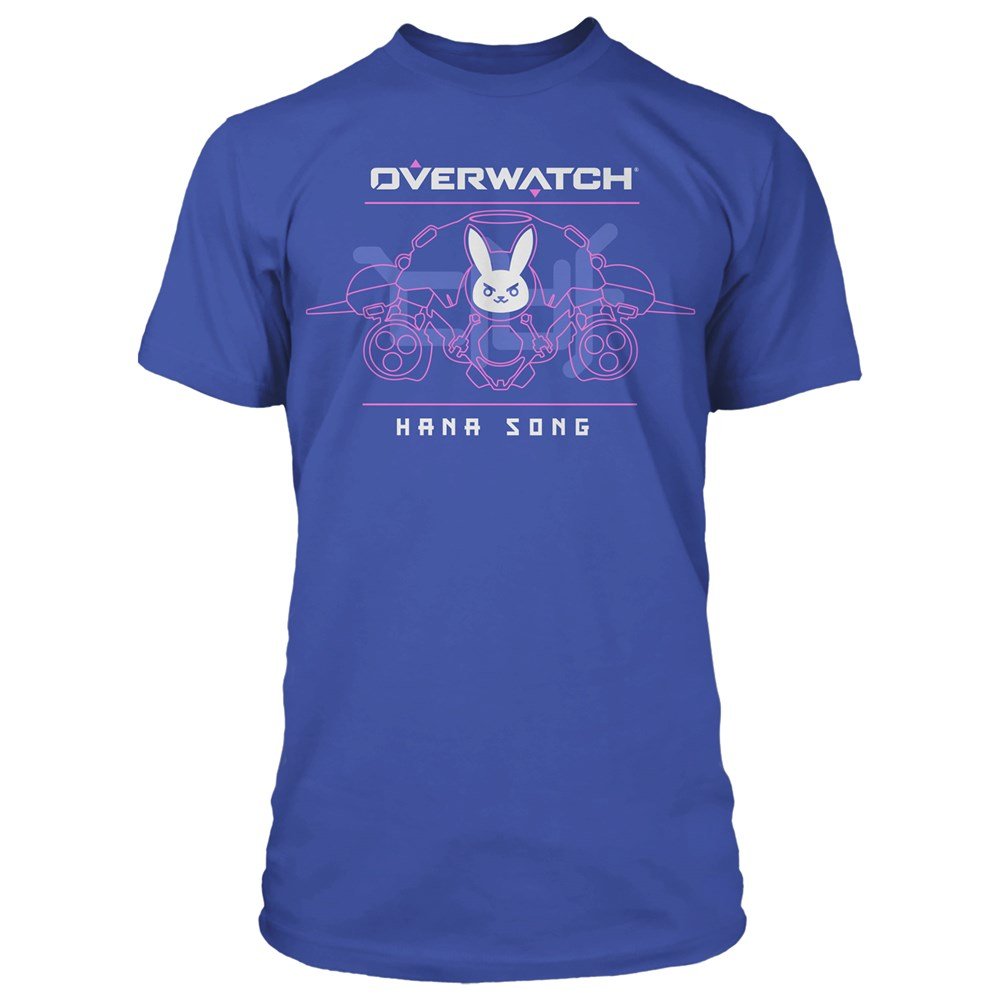 T-shirt Overwatch T Shirt Battle Meka D.VA (S)