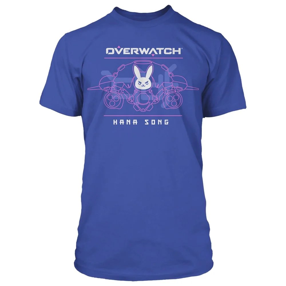 T-shirt Overwatch T Shirt Battle Meka D.VA (M)