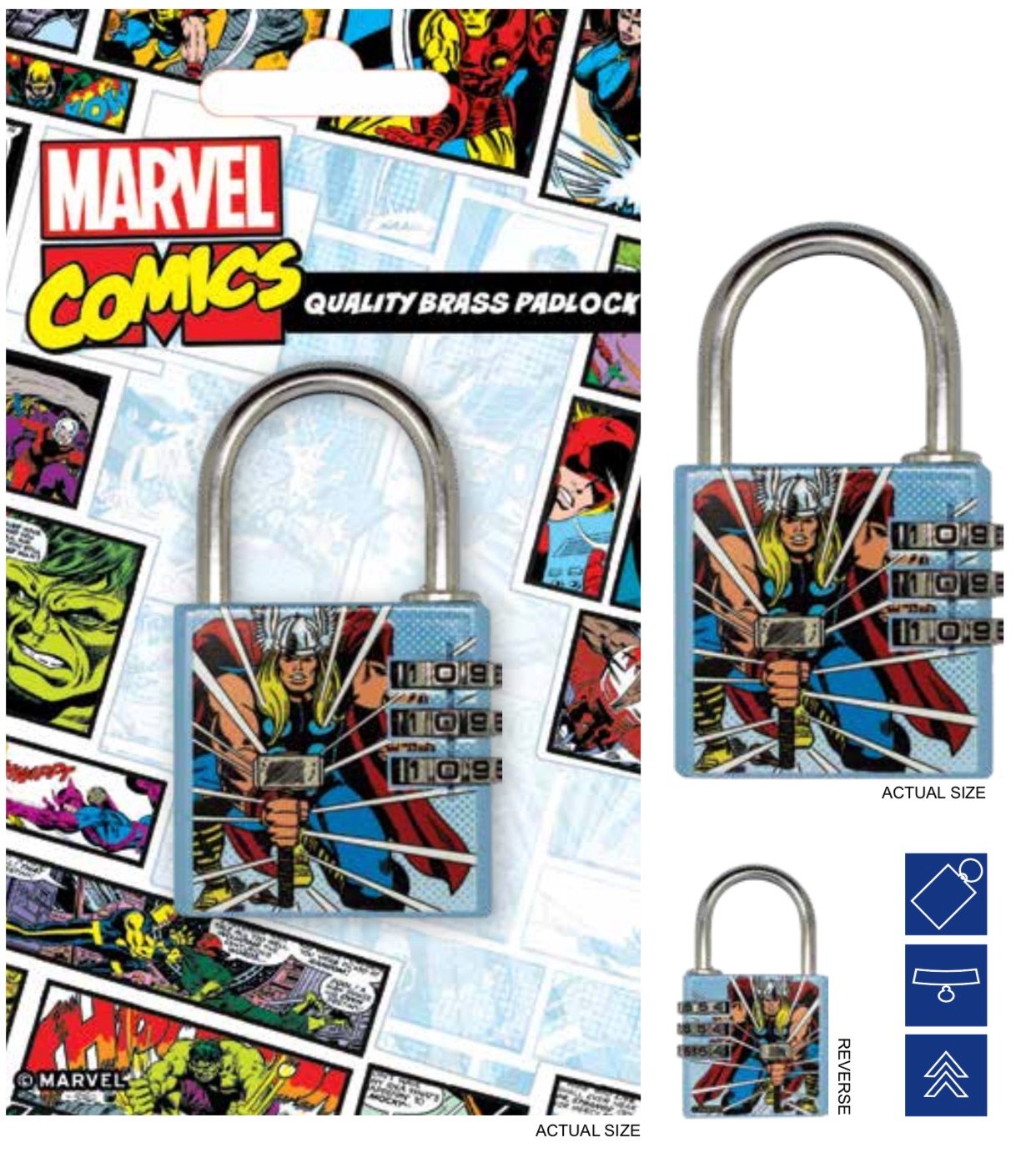 Article Marvel Cadenas avec code Thor