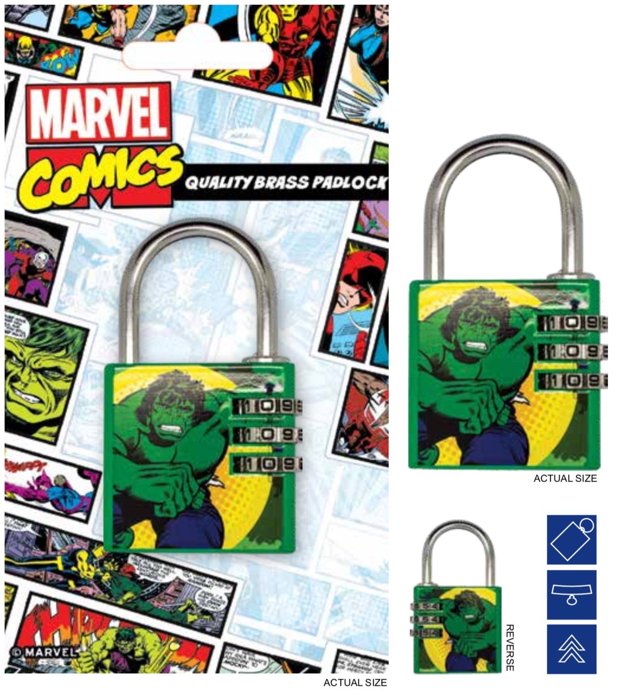 Article Marvel Cadenas avec code Hulk