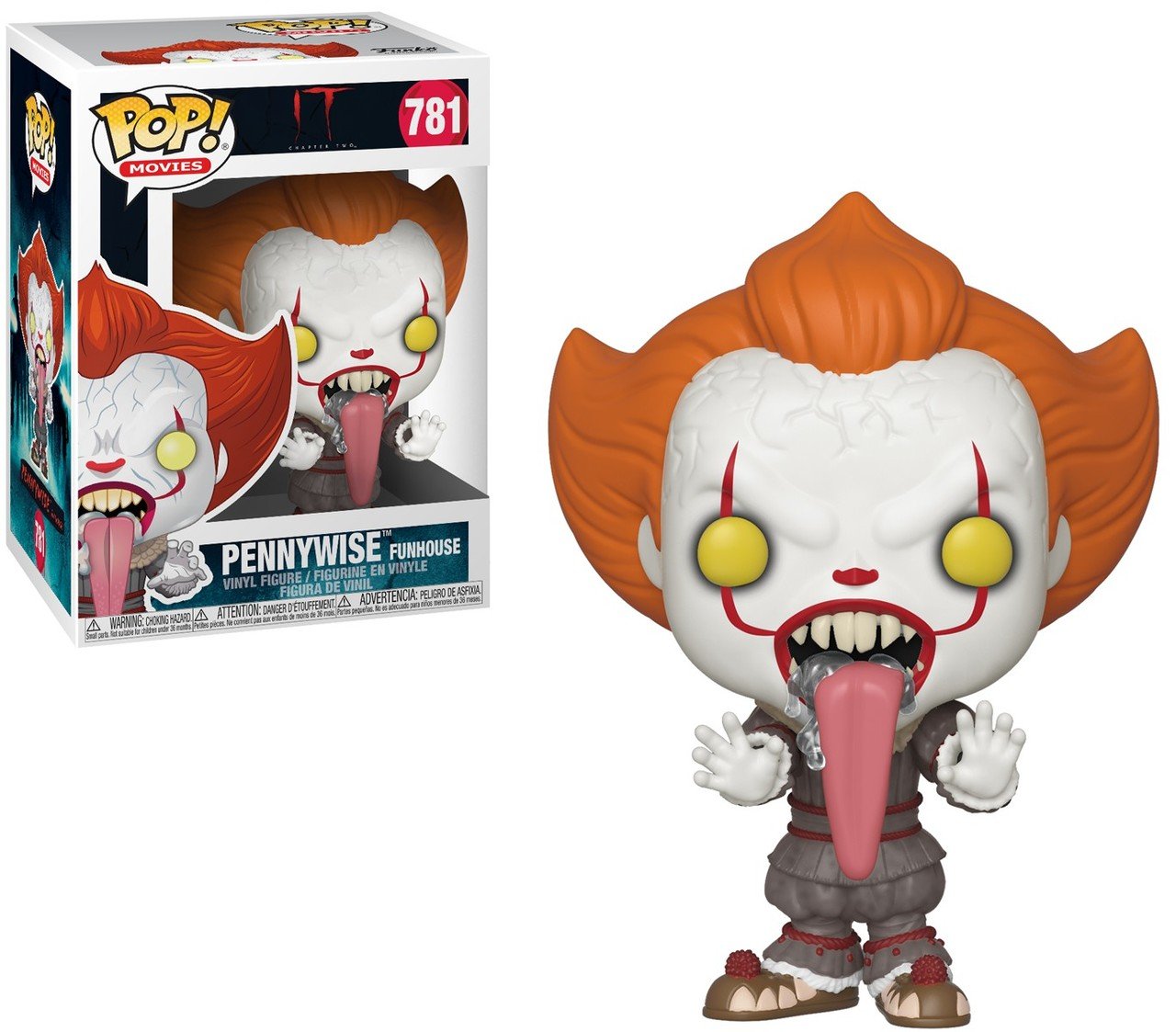 Pop Ca IT Chapter 2 N° 781 Pennywise with Dog Tongue - Ça