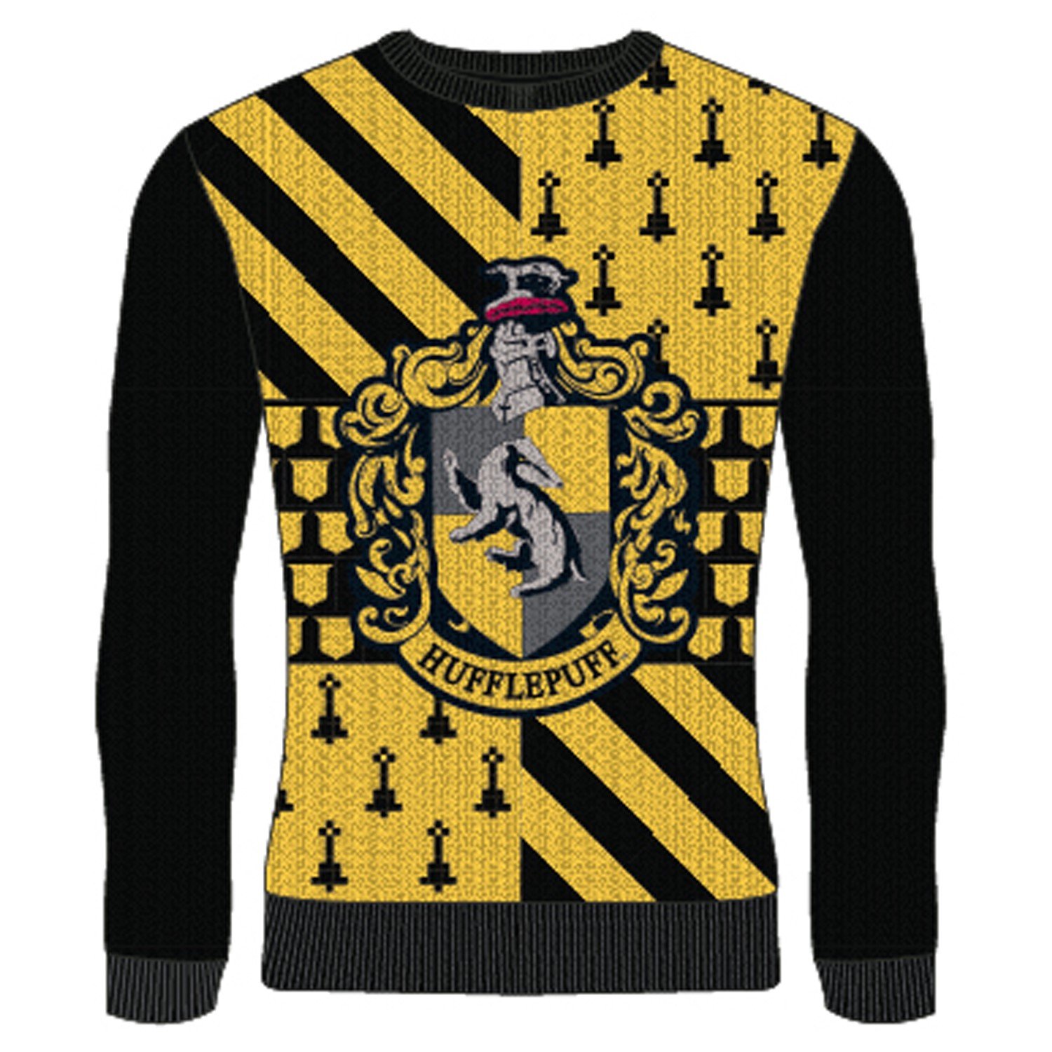 Pull Harry Potter Hufflepuff de Noël (M)