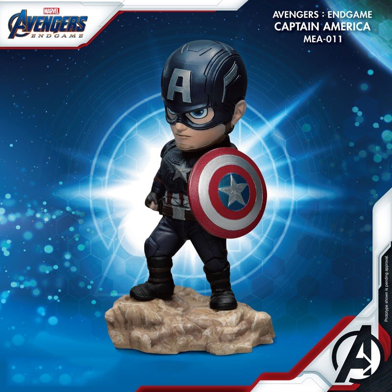 Figurine Marvel Avengers Captain America Mini Egg Attack 10cm - Captain America