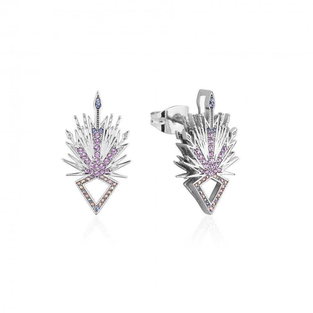 Bijou Disney FROZEN 2 Boucles d'oreilles Elsa ice crystal 'Plaqué or blanc' - La Reine des neiges