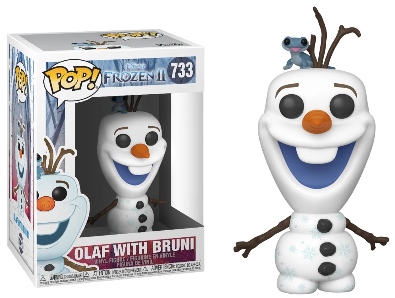 Pop Disney FROZEN 2 N° 733 Olaf with Bruni - La Reine des neiges