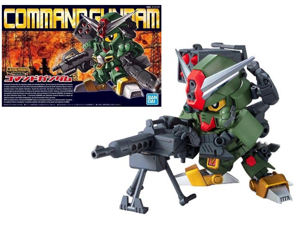 Maquette Gundam SD BB370 LegendBB Command Model Kit 8cm