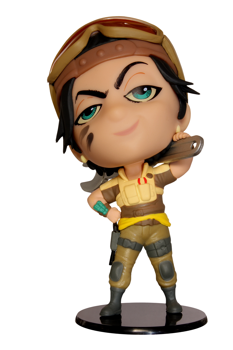 Figurine Rainbow SIX COLLECTION Series 5 Gridlock Chibi (Officielle Ubisoft)