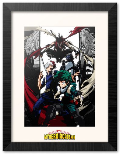 Cadre My Hero Academia Heroes Villains Collector Print '30x40cm'