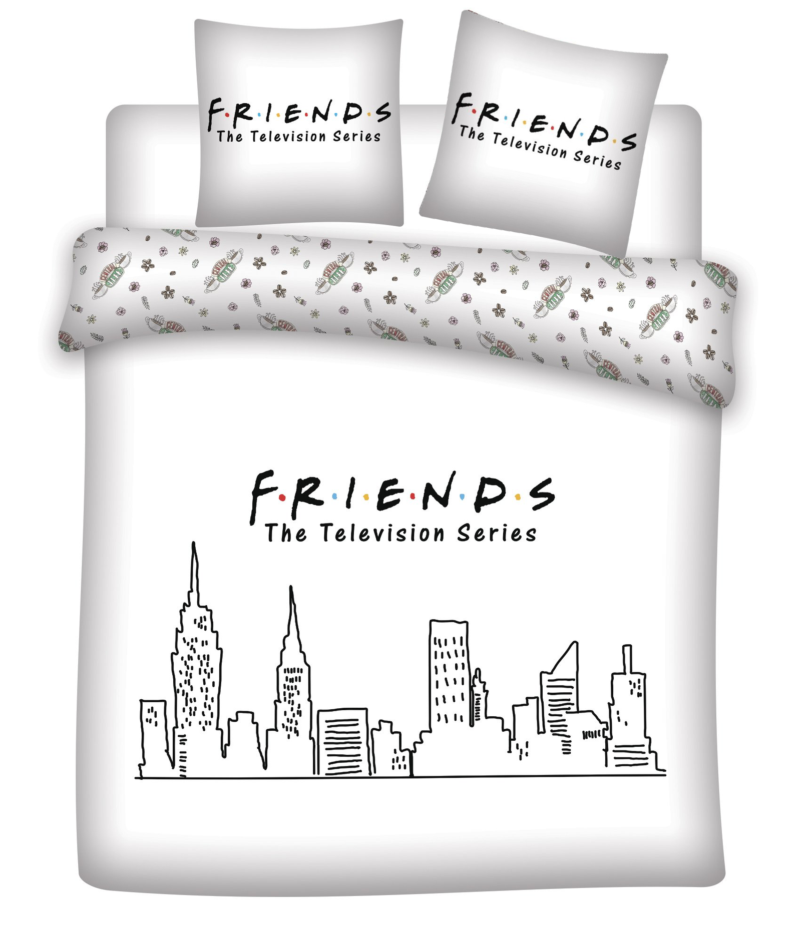 Literie Friends Parure de lit 240X220 '100% microfibre'