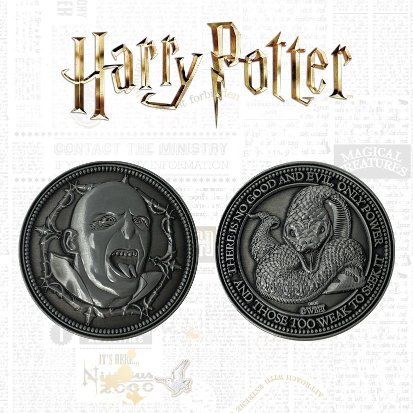 HARRY POTTER - Voldemort Pièce édition limitée - Objets de collection