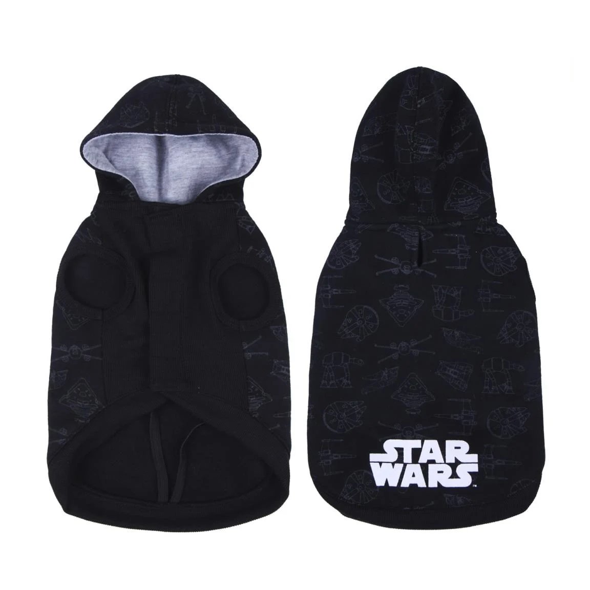 Article Star Wars Pull Noir pour Chien XXS