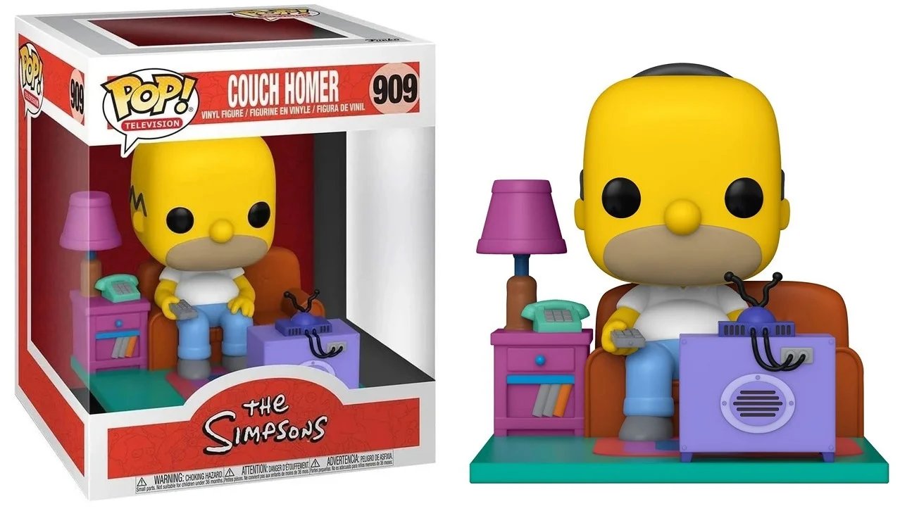 Pop Simpsons Deluxe N° 909 Homer Watching TV - Simpsons
