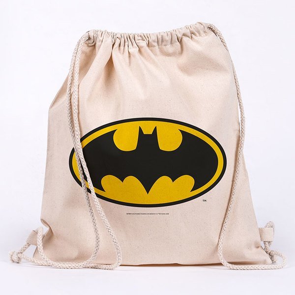 Sac DC Comics Batman en toile 100% coton 42x37cm
