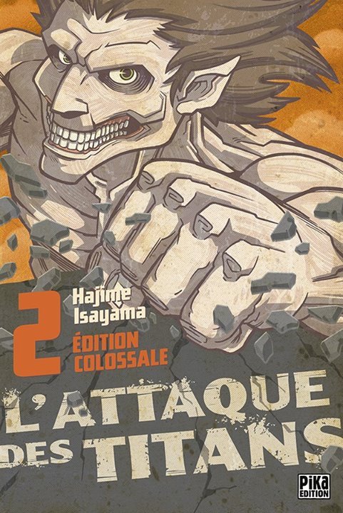 Manga L'Attaque des Titans Edition Colossale Tome 2
